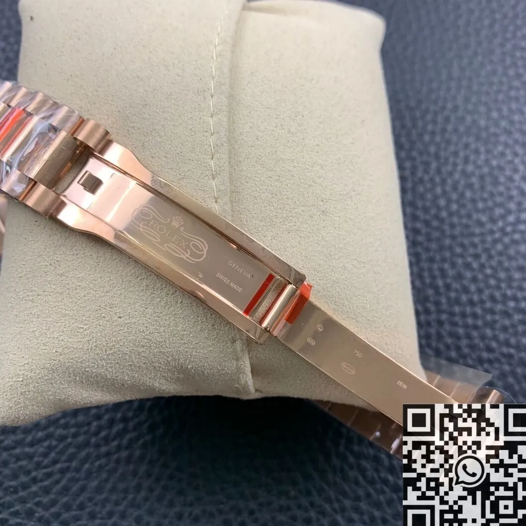 Versatile Rolex Day Date M228235 Black Dial Rose Gold Watch Size 40mm EW Factory 2787