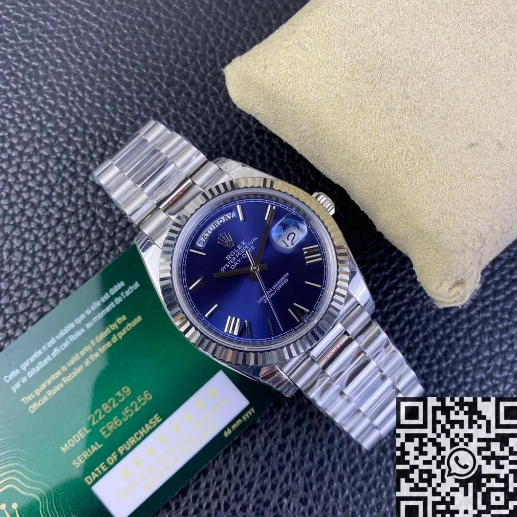 Rolex Day Date M228236-0007 Blue Dial Size 40mm Watch EW Factory UrbanChic 2794
