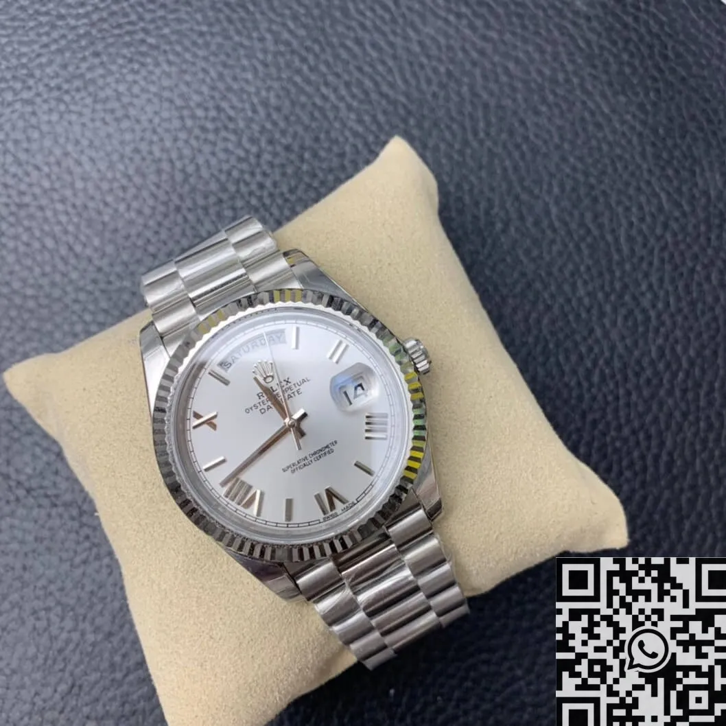 Bright Rolex Day Date M228236-0010 White Dial Size 40mm Watch EW Factory 2793