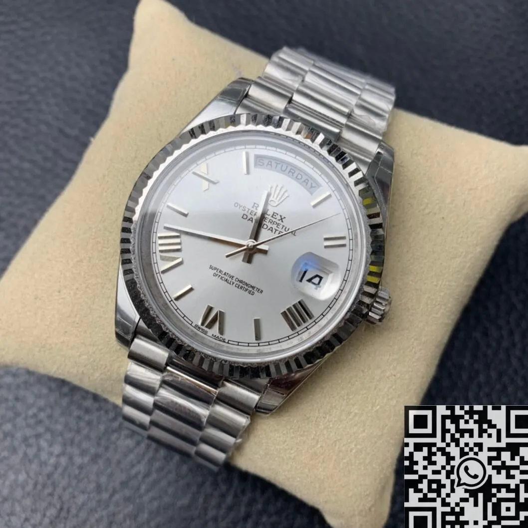 Bright Rolex Day Date M228236-0010 White Dial Size 40mm Watch EW Factory 2793