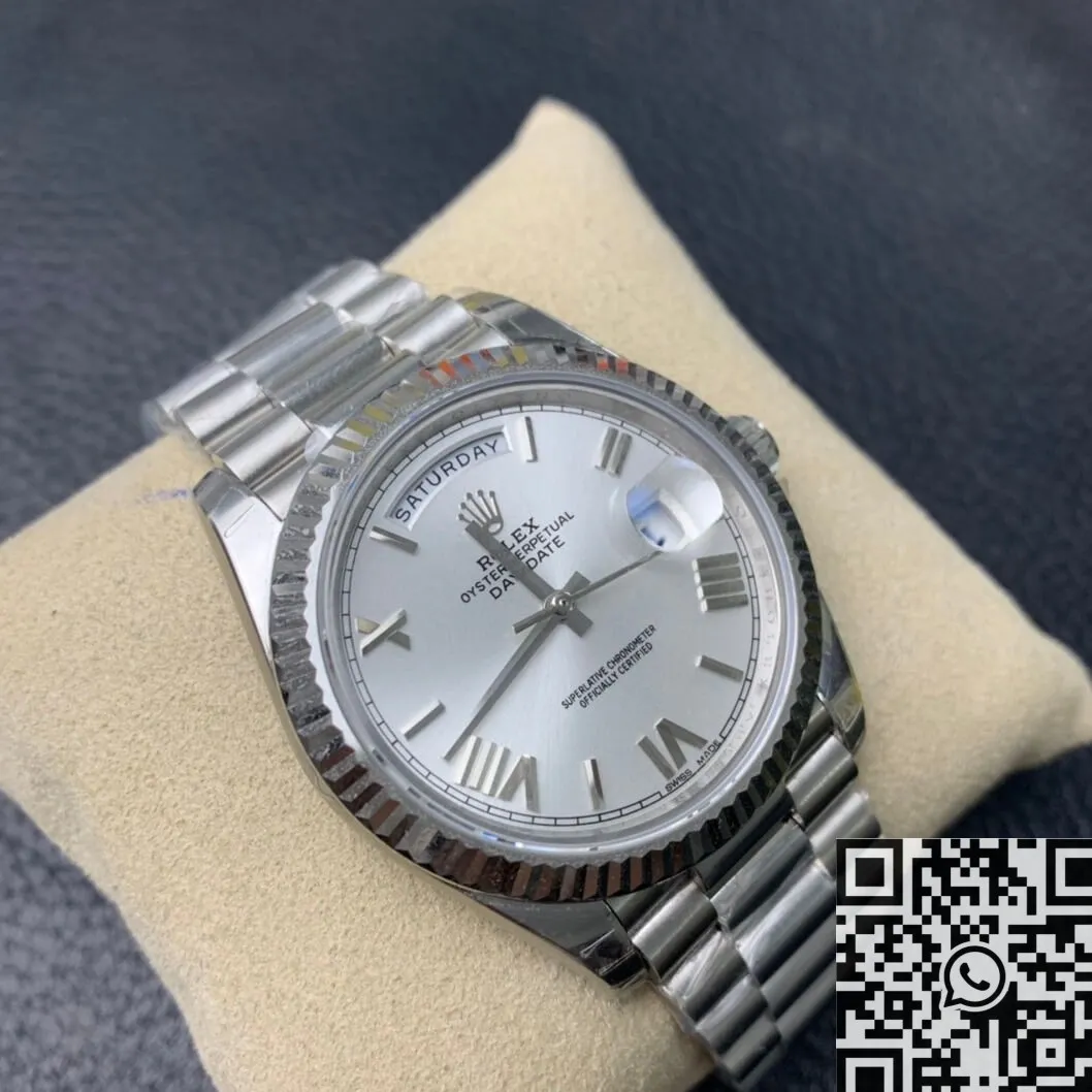 Bright Rolex Day Date M228236-0010 White Dial Size 40mm Watch EW Factory 2793
