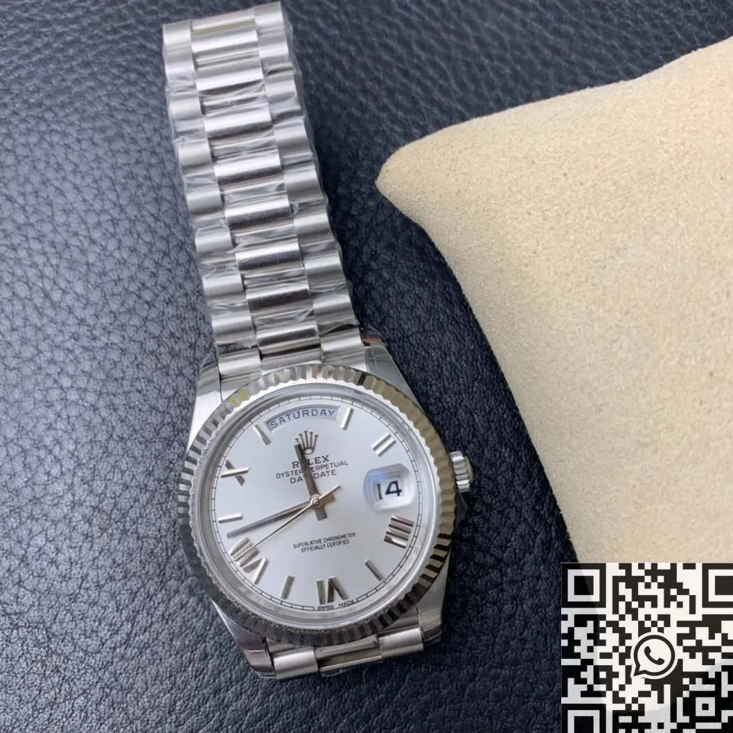 Bright Rolex Day Date M228236-0010 White Dial Size 40mm Watch EW Factory 2793