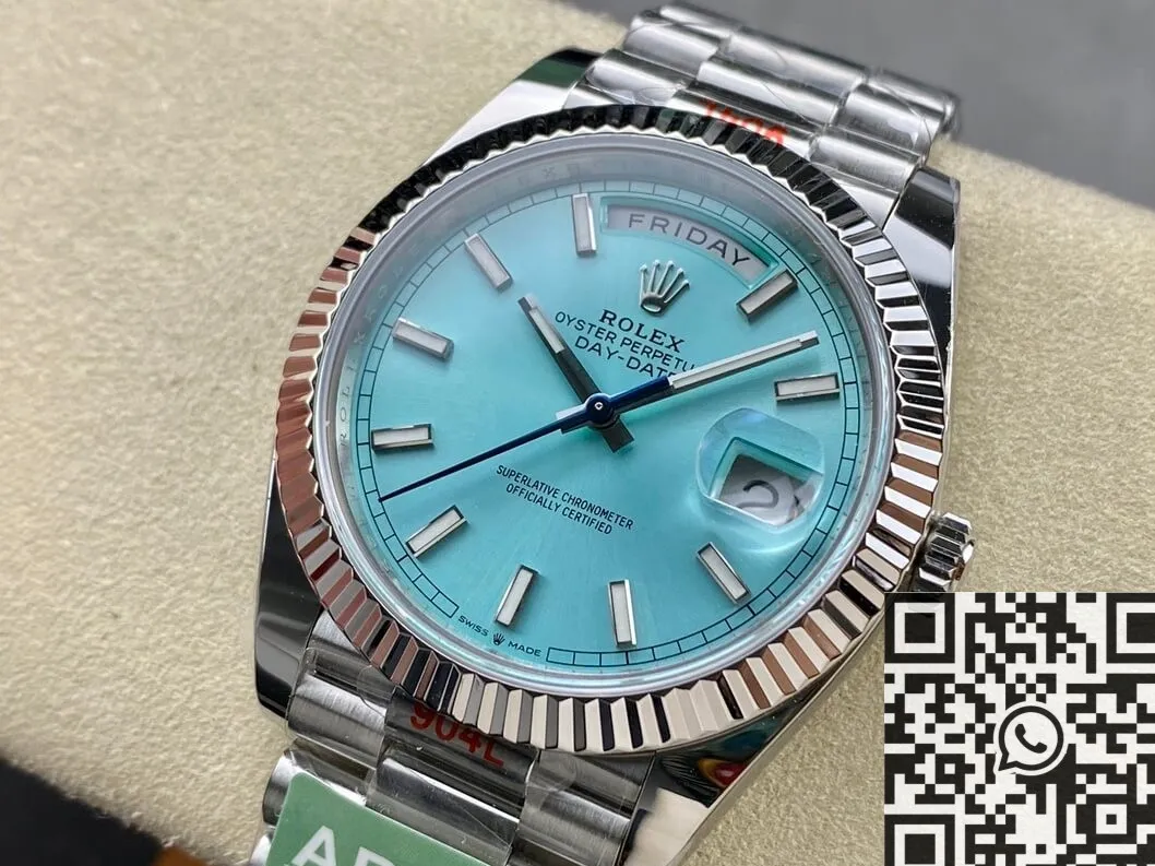 Snug Rolex Day Date M228236-0018 Lce Blue Size 40mm Watch ARF Factory 2144