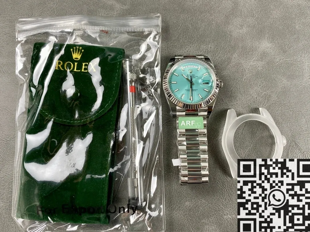Snug Rolex Day Date M228236-0018 Lce Blue Size 40mm Watch ARF Factory 2144