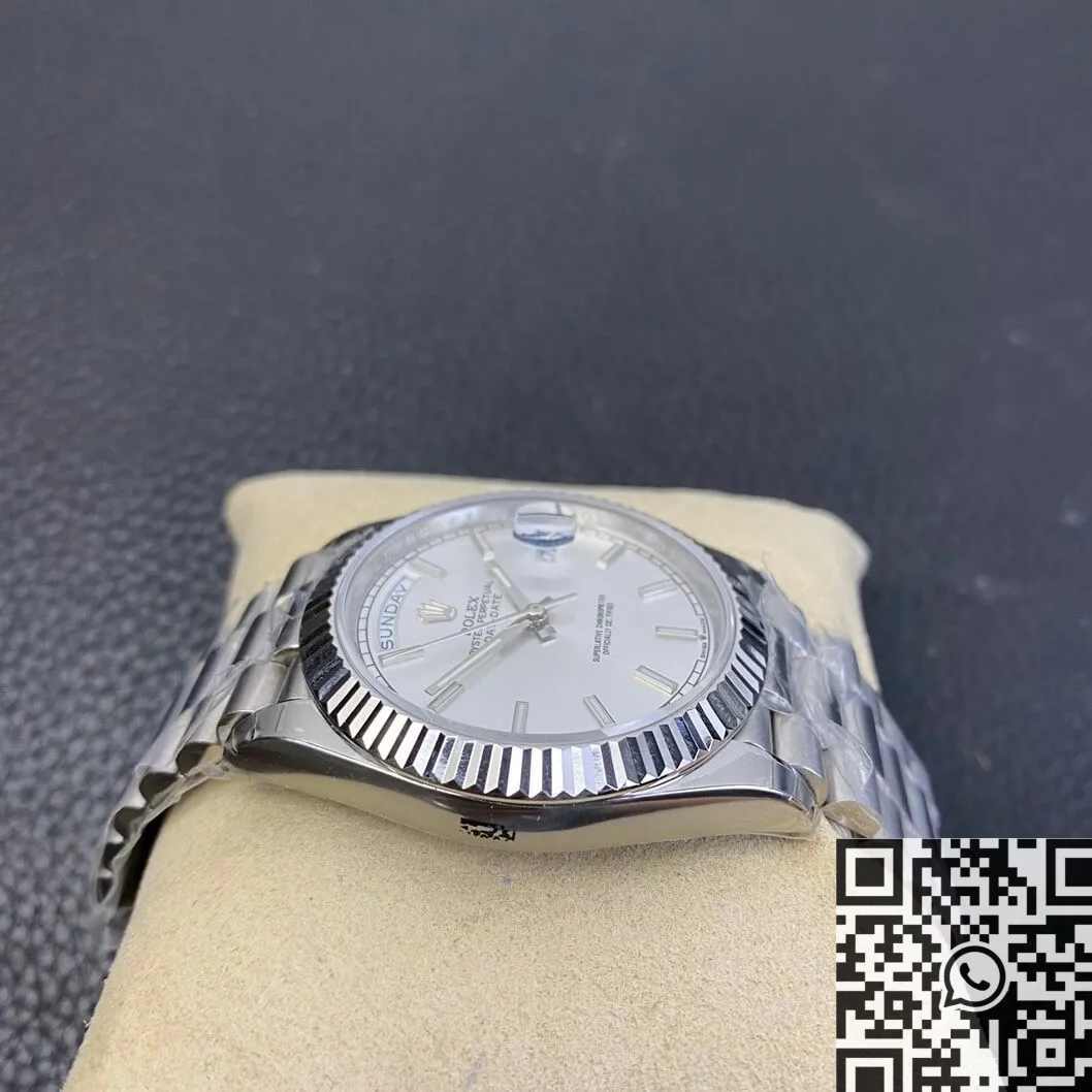 Breathable Rolex Day Date M228236 Silver Dial Size 40mm Watch EW Factory 2791