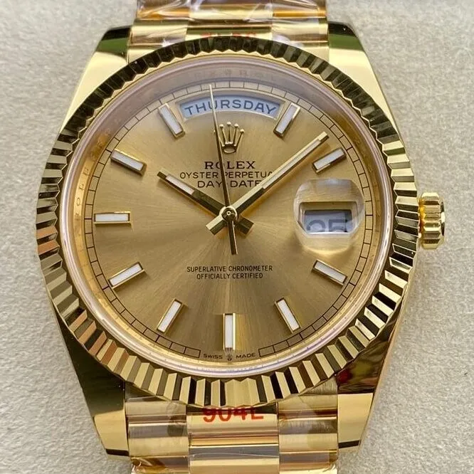 FlexibleFit Rolex Day Date M228238-0003 Gold Size 40mm Watch ARF Factory 2141