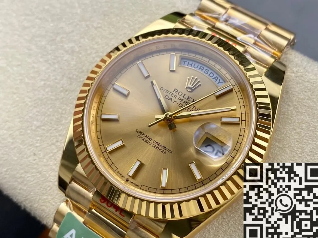 FlexibleFit Rolex Day Date M228238-0003 Gold Size 40mm Watch ARF Factory 2141