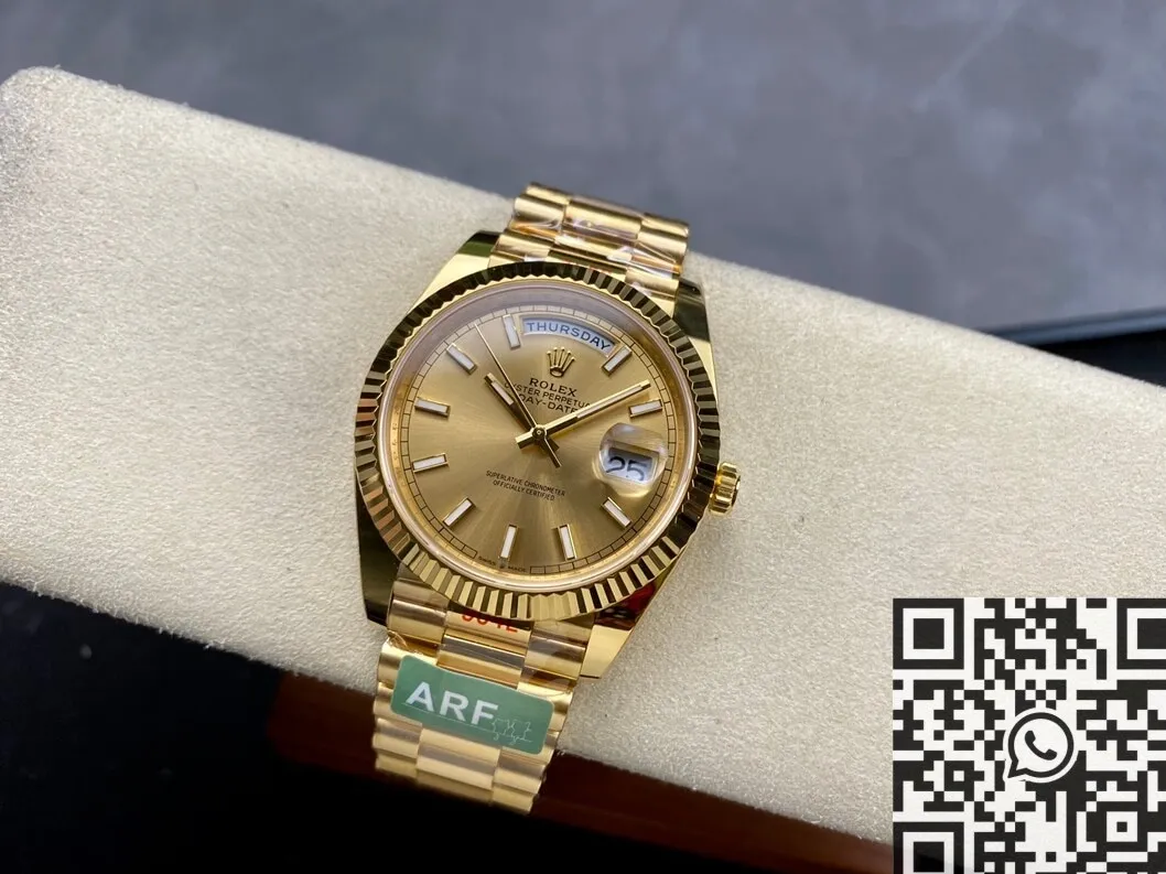 FlexibleFit Rolex Day Date M228238-0003 Gold Size 40mm Watch ARF Factory 2141
