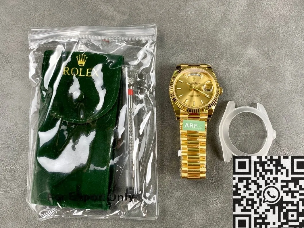 FlexibleFit Rolex Day Date M228238-0003 Gold Size 40mm Watch ARF Factory 2141