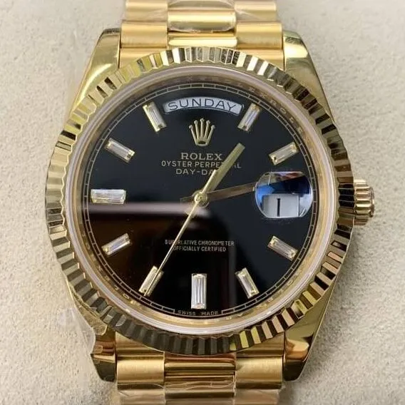Rolex Day Date M228238-0004 Black Dial Size 40mm Watch EW Factory Modern 2796