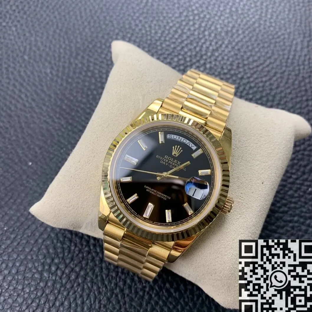 Rolex Day Date M228238-0004 Black Dial Size 40mm Watch EW Factory Modern 2796
