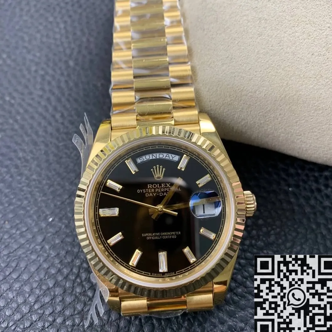 Rolex Day Date M228238-0004 Black Dial Size 40mm Watch EW Factory Modern 2796
