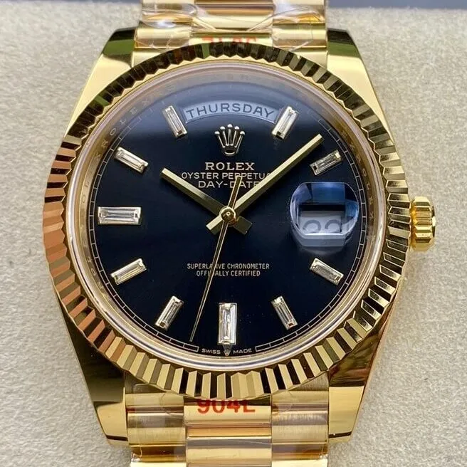 HighQuality Rolex Day Date M228238-0004 Gold Size 40 Watch ARF Factory 2145
