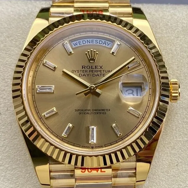 Original Rolex Day Date M228238-0005 Gold Size 40mm Watch ARF Factory 2146