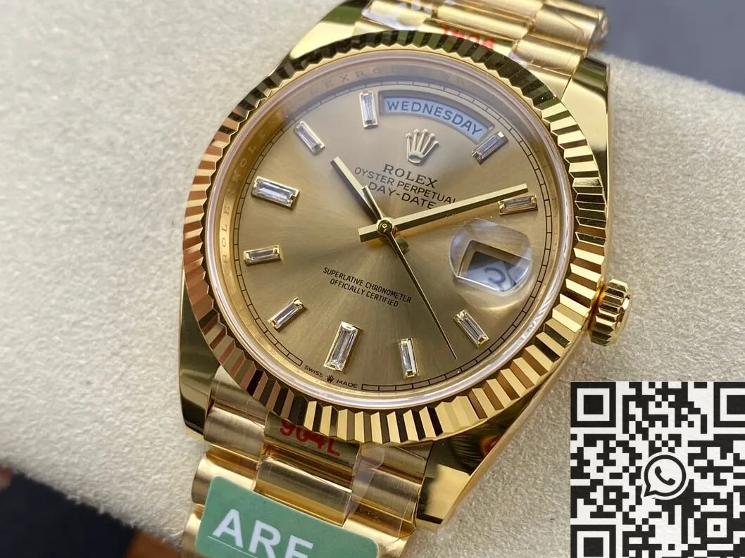 Original Rolex Day Date M228238-0005 Gold Size 40mm Watch ARF Factory 2146