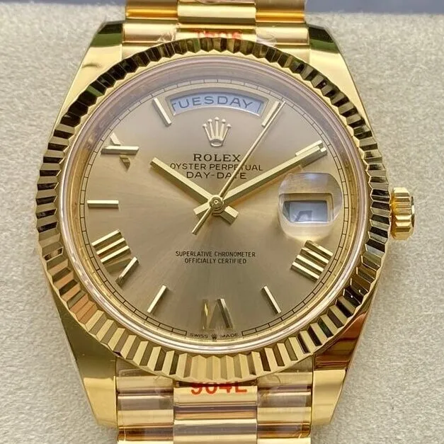 Rolex Day Date M228238-0006 Gold Size 40 ARF Factory Soft 2150