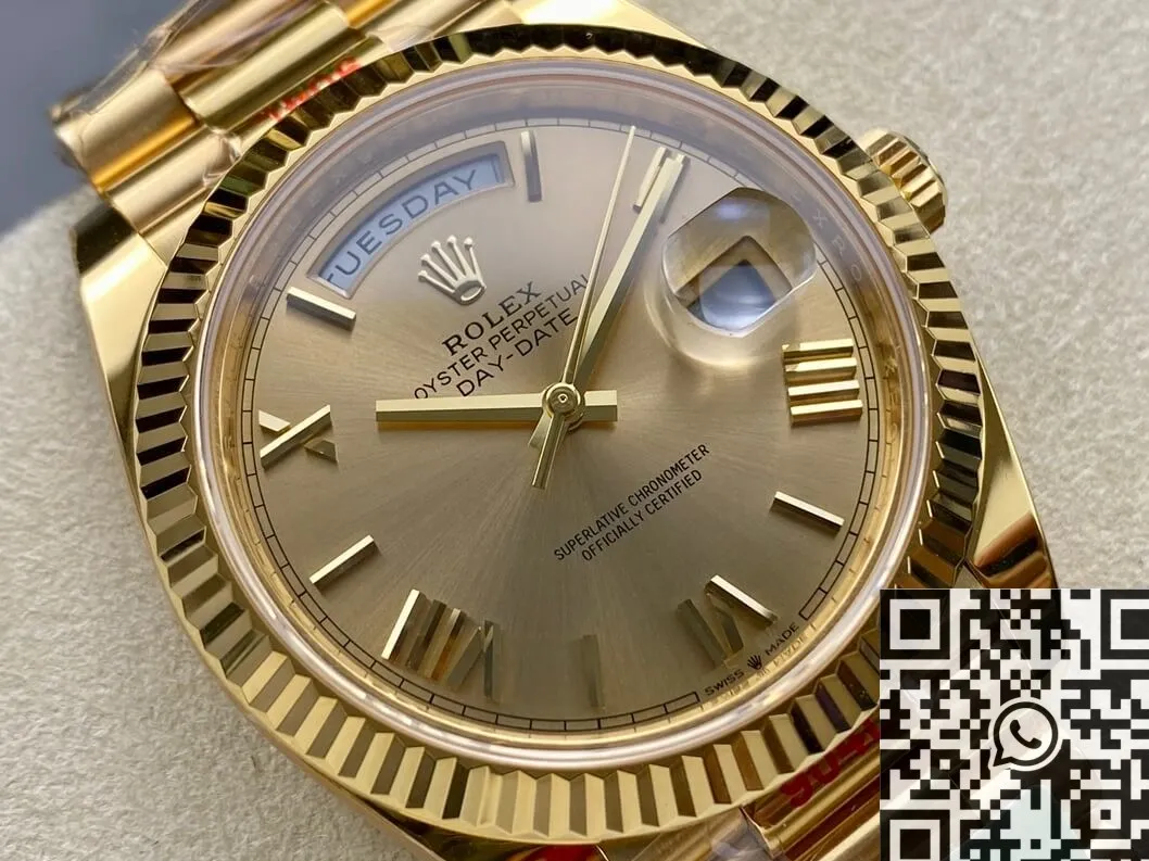 Rolex Day Date M228238-0006 Gold Size 40 ARF Factory Soft 2150