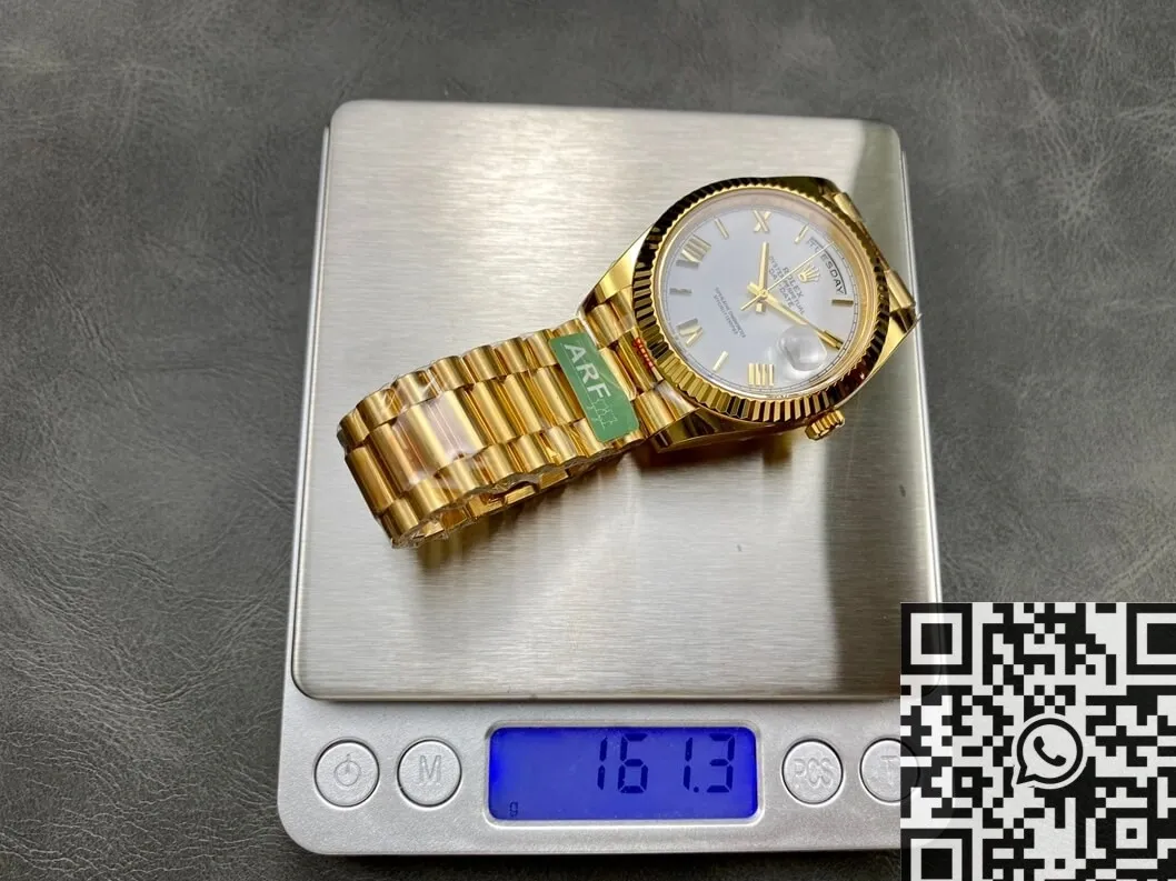 Classic Rolex Day Date M228238-0042 White Size 40 ARF Factory 2149