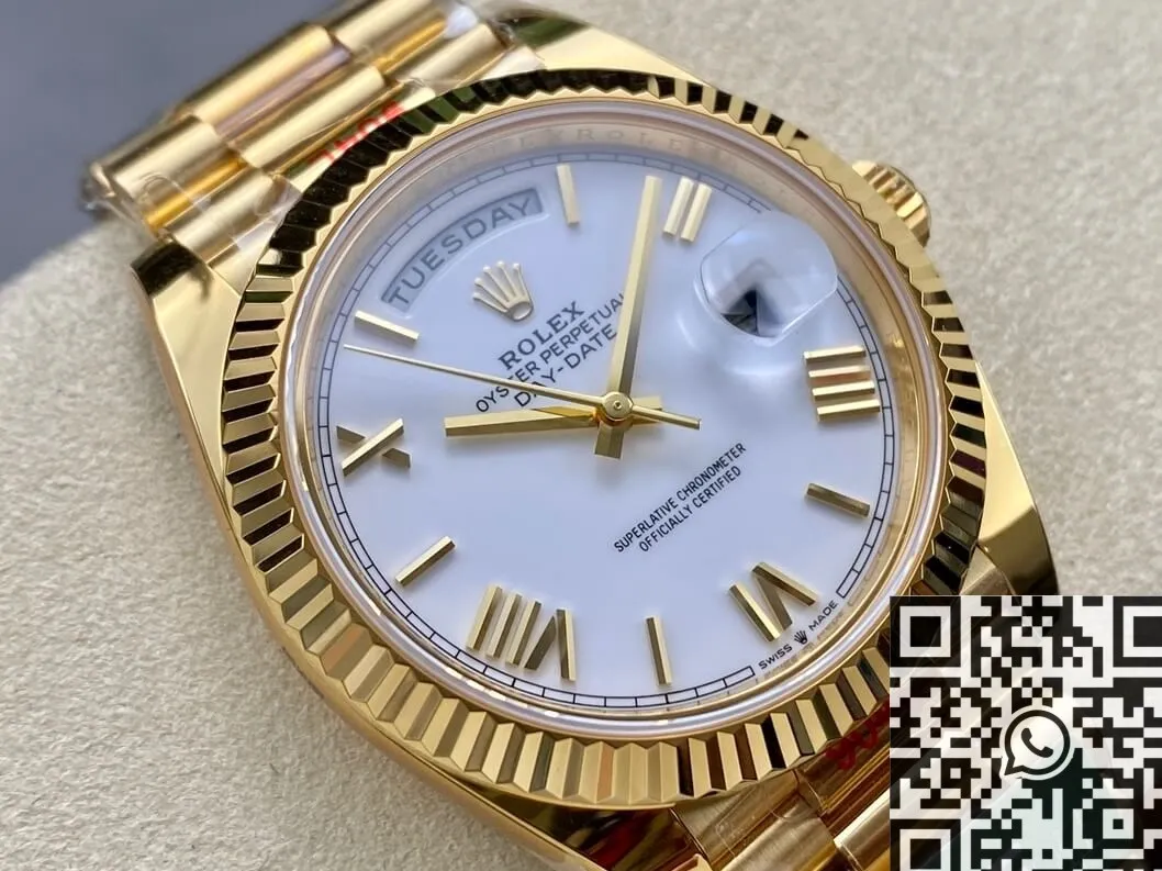 Classic Rolex Day Date M228238-0042 White Size 40 ARF Factory 2149