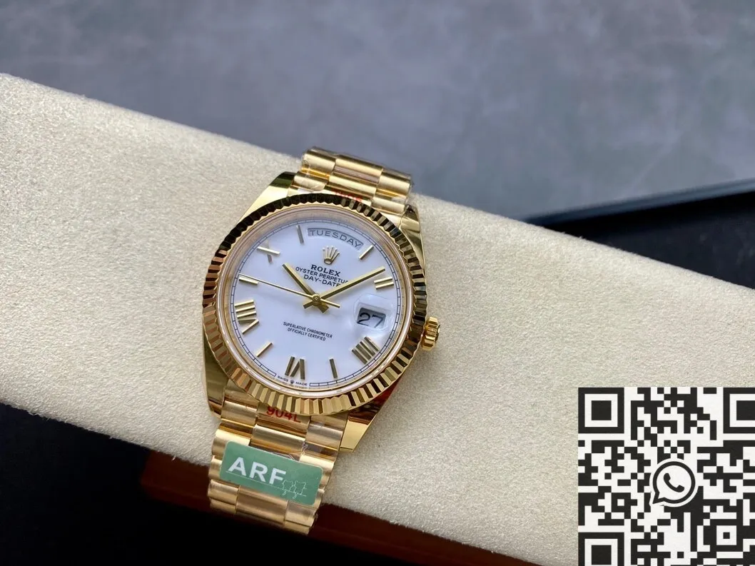 Classic Rolex Day Date M228238-0042 White Size 40 ARF Factory 2149