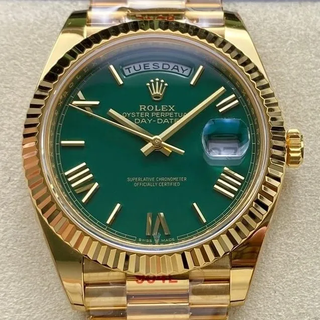 Rolex Day Date M228238-0069 Gradient Green Size 40 Watch ARF Factory ComfortFit 2147