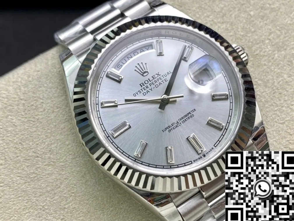 HighPerformance Rolex Day Date M228239-0003 Silver Dial Size 40mm Watch EW Factory 2800