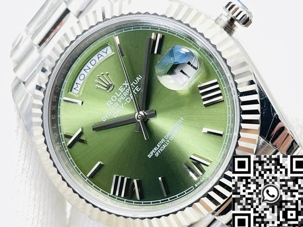 Rolex Day Date M228239-0033 Olive Green Dial Size 40mm Watch EW Factory Unique 2801