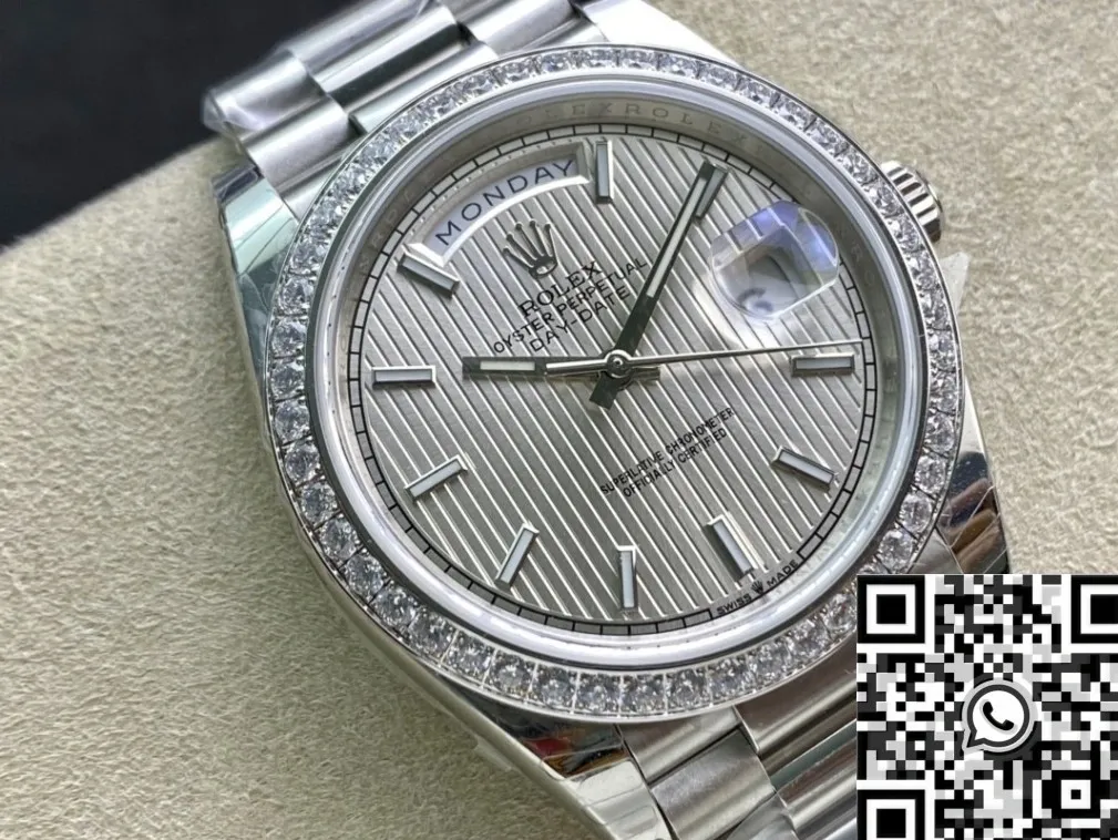 Rolex Day Date M228349RBR-0007 White Gold Size 40mm Watch EW Factory Resilient 2802