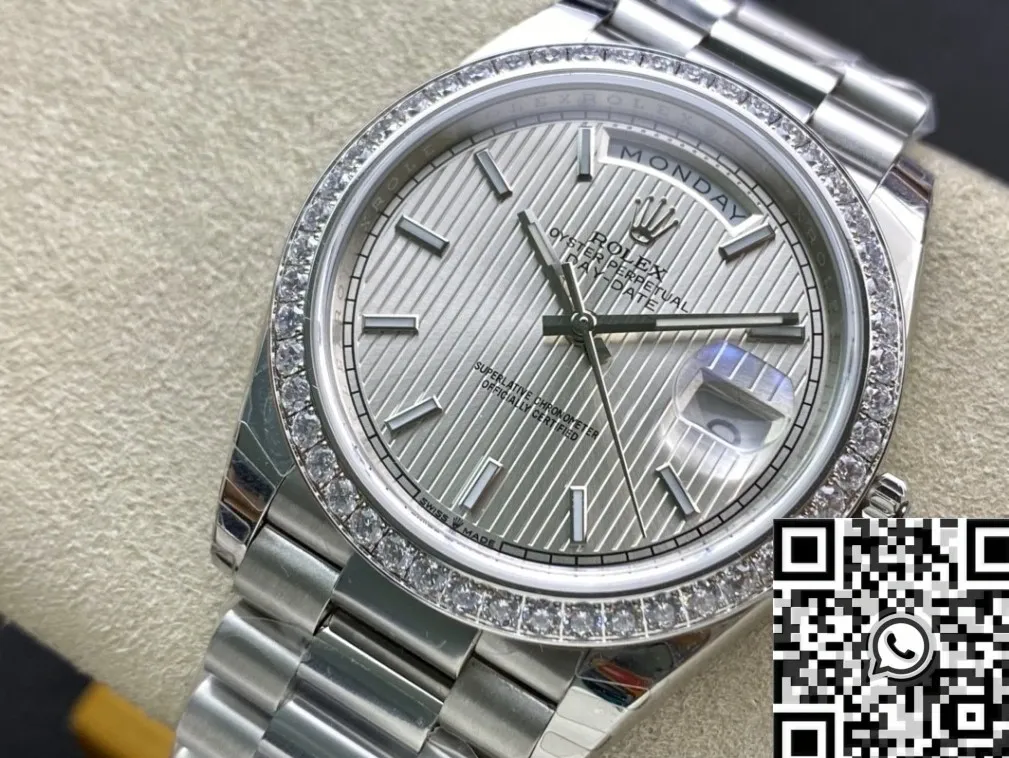 Rolex Day Date M228349RBR-0007 White Gold Size 40mm Watch EW Factory Resilient 2802