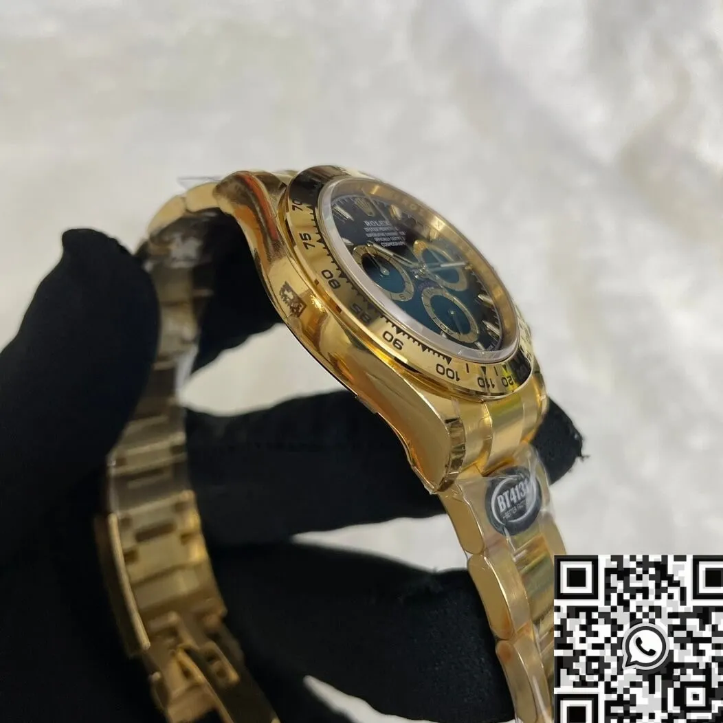 Lightweight Rolex Daytona M126508-0004 Gold Watchband Black Panda Dial BT Factory 1926