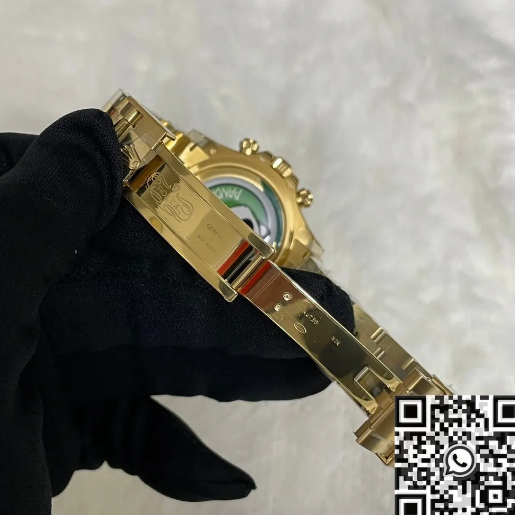 Lightweight Rolex Daytona M126508-0004 Gold Watchband Black Panda Dial BT Factory 1926