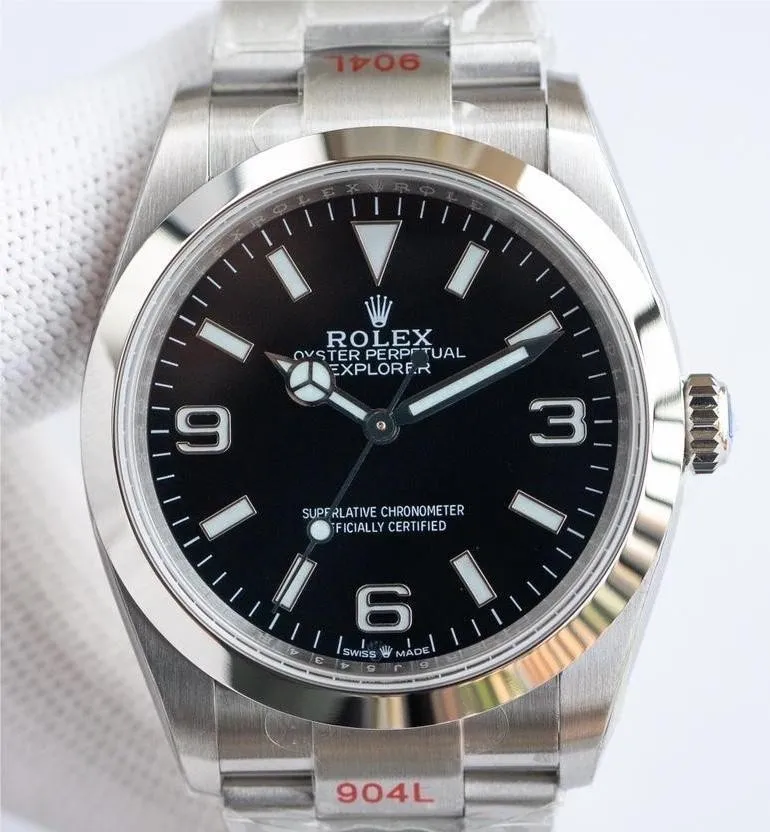 Rolex Explorer M124270-0001 Black Dial Size 36mm Watch EW Factory OdorResistant 2803
