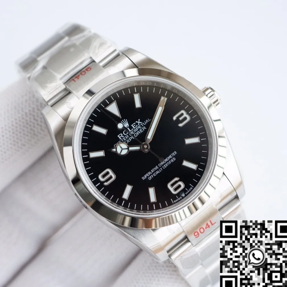 Rolex Explorer M124270-0001 Black Dial Size 36mm Watch EW Factory OdorResistant 2803
