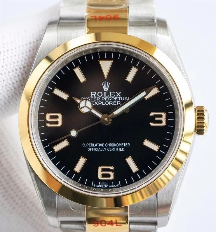 MultiPurpose Rolex Explorer M124273-0001 Black Dial Size 40mm Watch EW Factory 2804