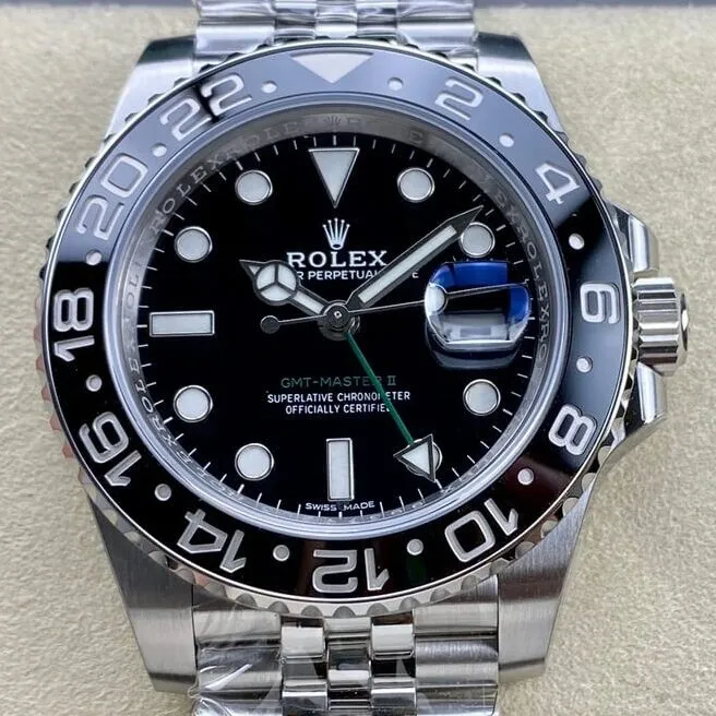 Rolex GMT Master II 116713LN Black Dial Watch ARF Factory Breathable 2153