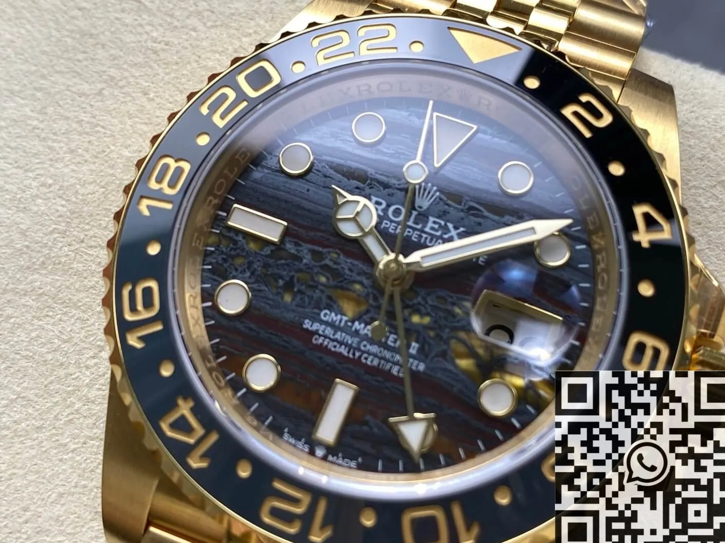 Rolex GMT Master II 126718GRNR-0002 Gold Watch 3285 Automatic Movement ARF Factory Modern 2155