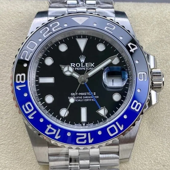 SmoothTexture Rolex GMT Master II M126710BLNR-0002 Batman Watch ARF Factory 2156