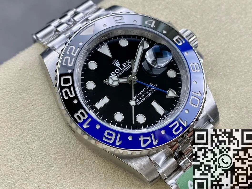 SmoothTexture Rolex GMT Master II M126710BLNR-0002 Batman Watch ARF Factory 2156