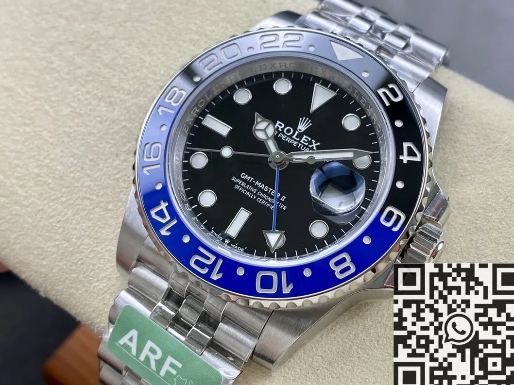 SmoothTexture Rolex GMT Master II M126710BLNR-0002 Batman Watch ARF Factory 2156