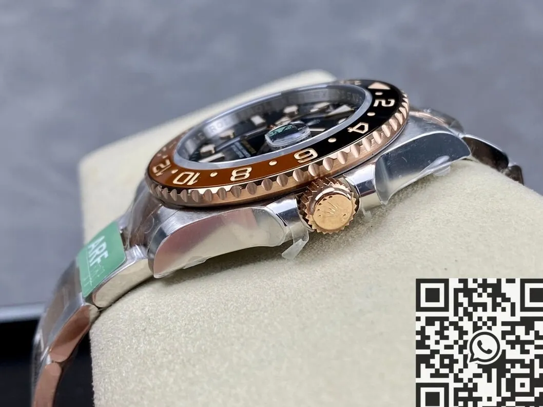 Breathable Rolex GMT Master II M126711CHNR-0002 Rose Gold Watch ARF Factory 2161