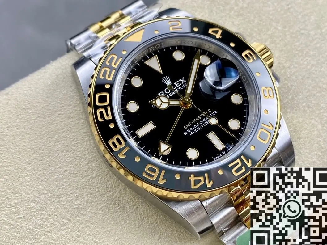 Rolex GMT Master II M126713GRNR-0001 Gold Watch ARF Factory Practical 2160