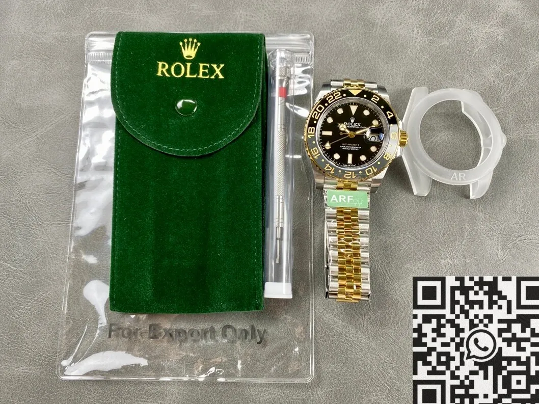 Rolex GMT Master II M126713GRNR-0001 Gold Watch ARF Factory Practical 2160