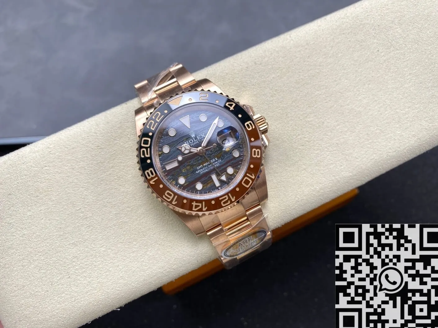 Rolex GMT Master II M126715CHNR-0002 Rose Gold Watch 3285 Automatic Movement ARF Factory Supportive 2164