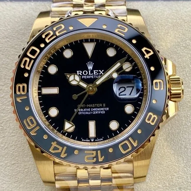 Rolex GMT Master II M126718GRNR-0001 Gold Watch ARF Factory WaterResistant 2163