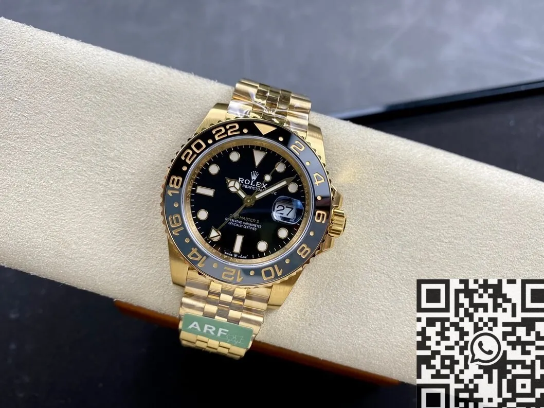Rolex GMT Master II M126718GRNR-0001 Gold Watch ARF Factory WaterResistant 2163