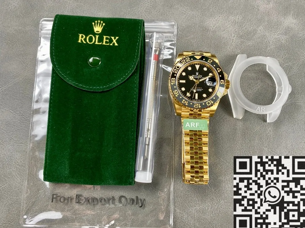 Rolex GMT Master II M126718GRNR-0001 Gold Watch ARF Factory WaterResistant 2163
