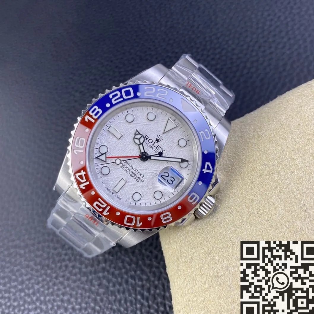 Rolex GMT Master II M126719BLRO-0002 Silver Gray Dial Watch APF Factory TravelReady 2108