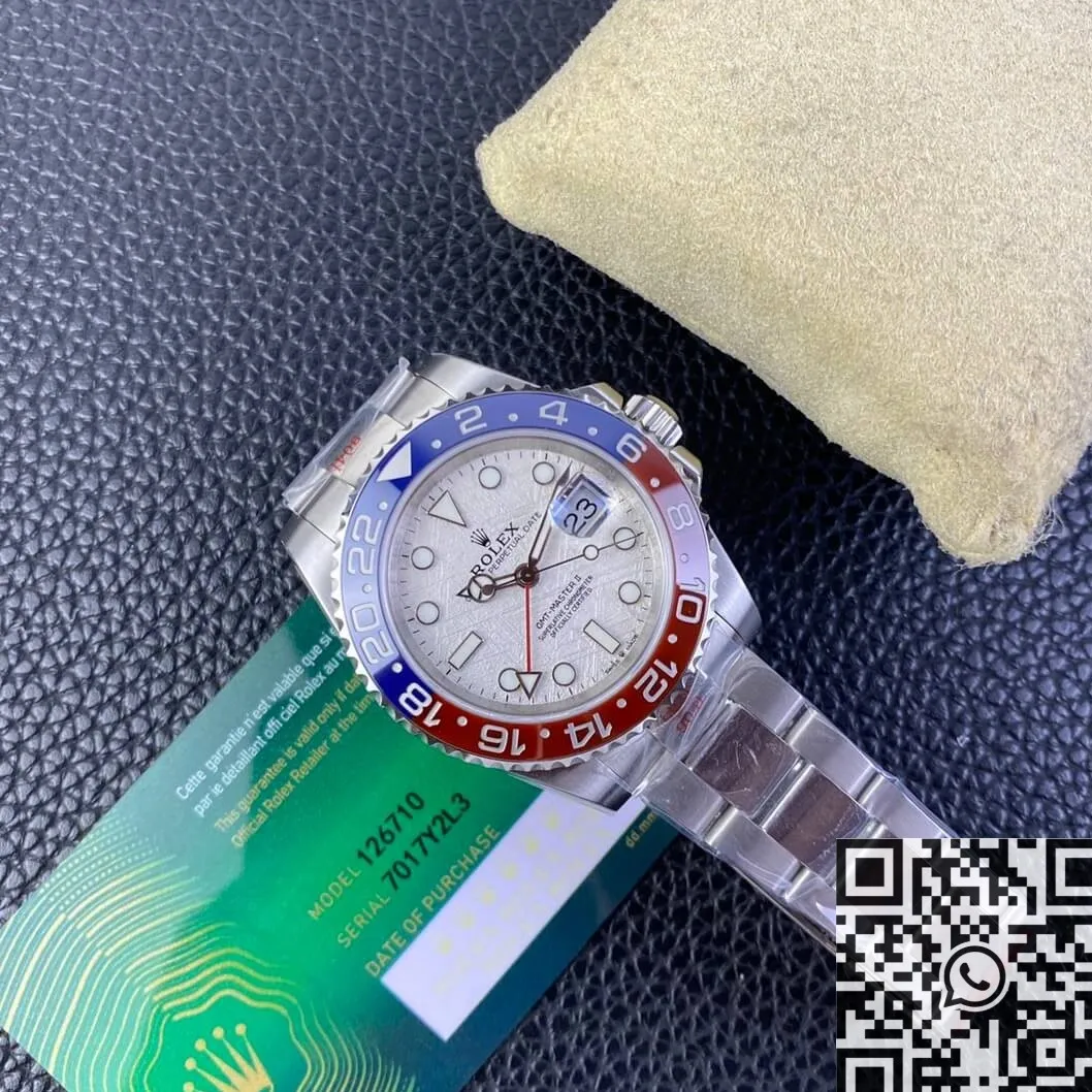 Rolex GMT Master II M126719BLRO-0002 Silver Gray Dial Watch APF Factory TravelReady 2108