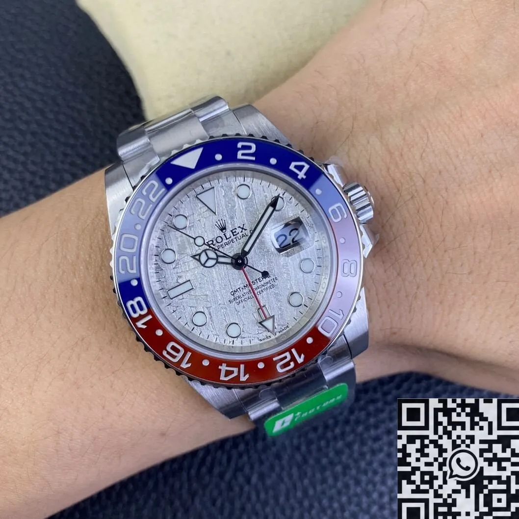 Rolex GMT Master II M126719BLRO-0002 Silver Gray Dial Watch APF Factory TravelReady 2108