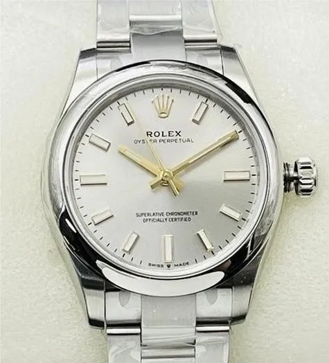 Rolex Oyster Perpetual M126000-0001 Silver Dial Size 36mm Watch EW Factory FreshLook 2815